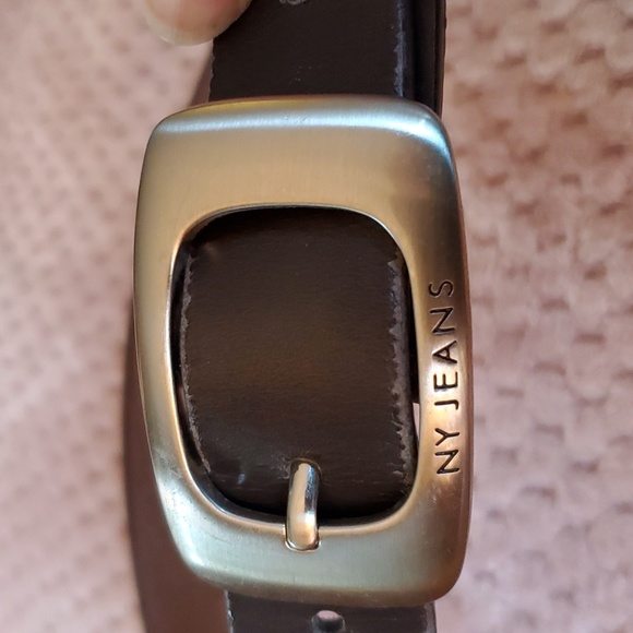 NY Jeans Leather Belt - Picture 2 of 6